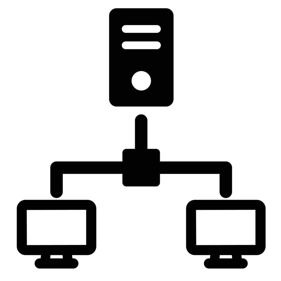 netwerkvectorpictogram dat gemakkelijk kan worden gewijzigd of bewerkt vector