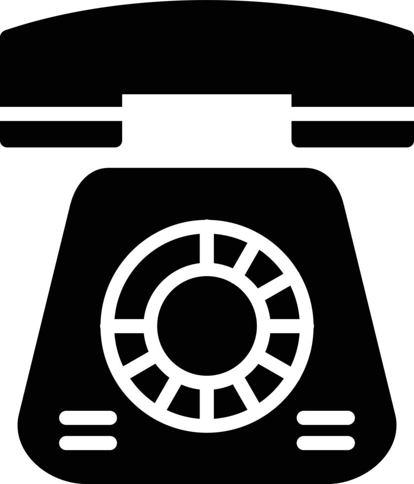 telefoon glyph-pictogram vector