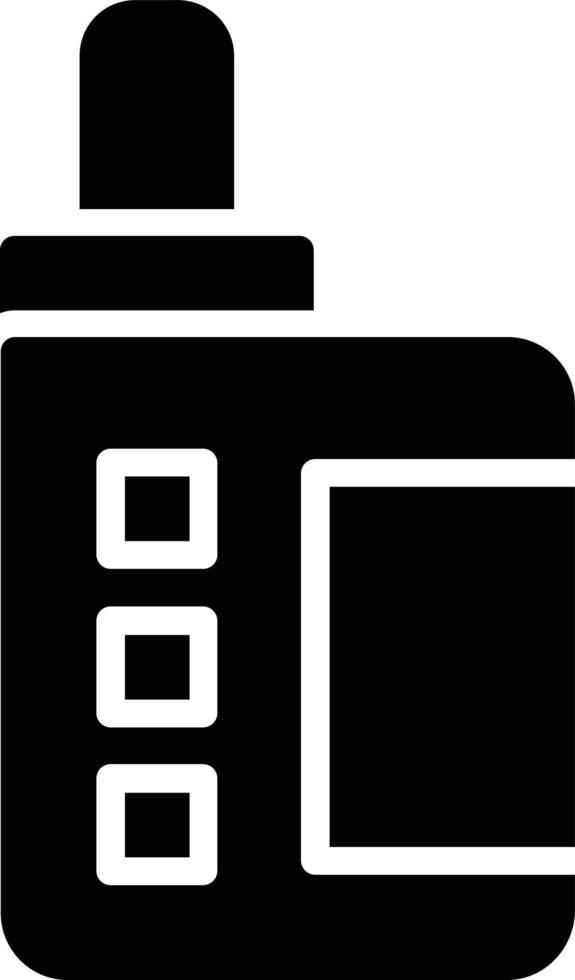 vape glyph-pictogram vector