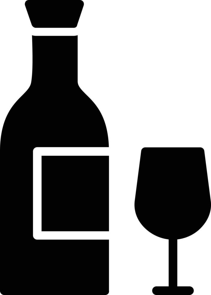 alcohol glyph-pictogram vector