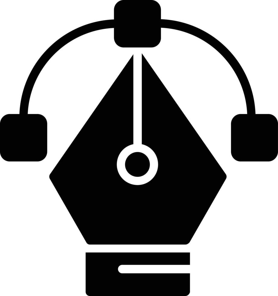 illustratie glyph icoon vector