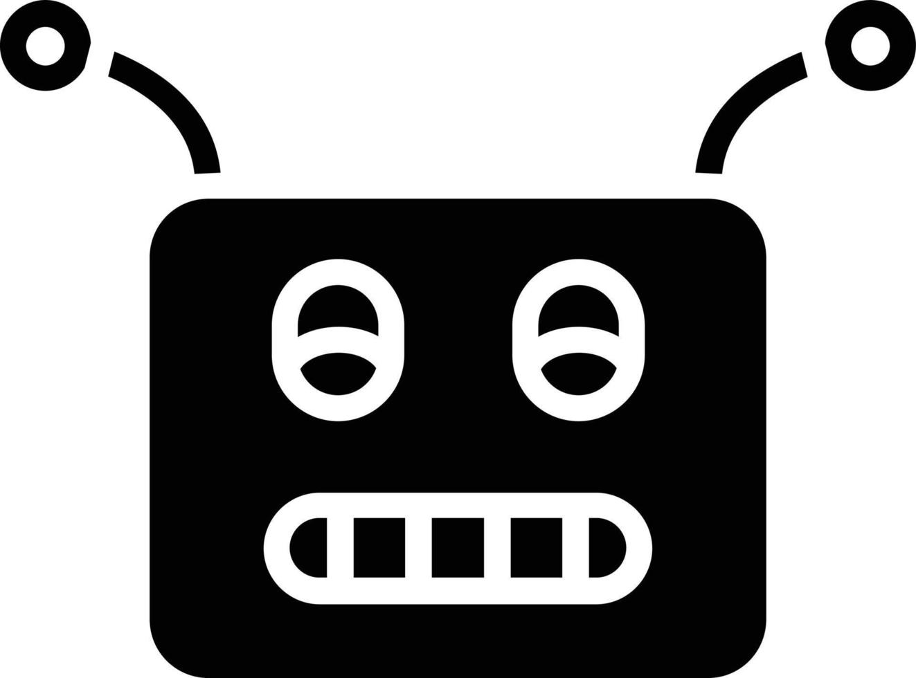 robbot glyph-pictogram vector