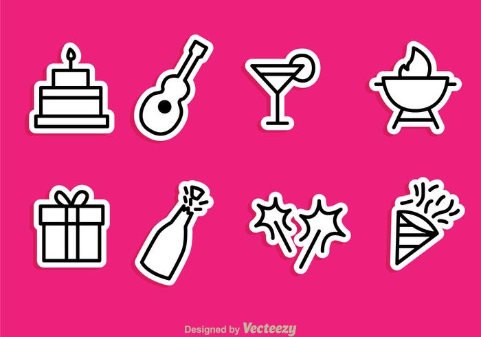 Vector Party Pictogrammen