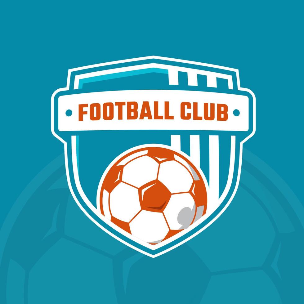 geweldige voetbal logo embleem collectie, vector design