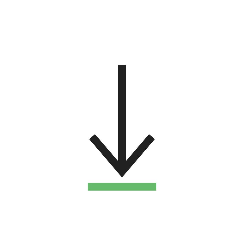download lijn groen en zwart icoon vector