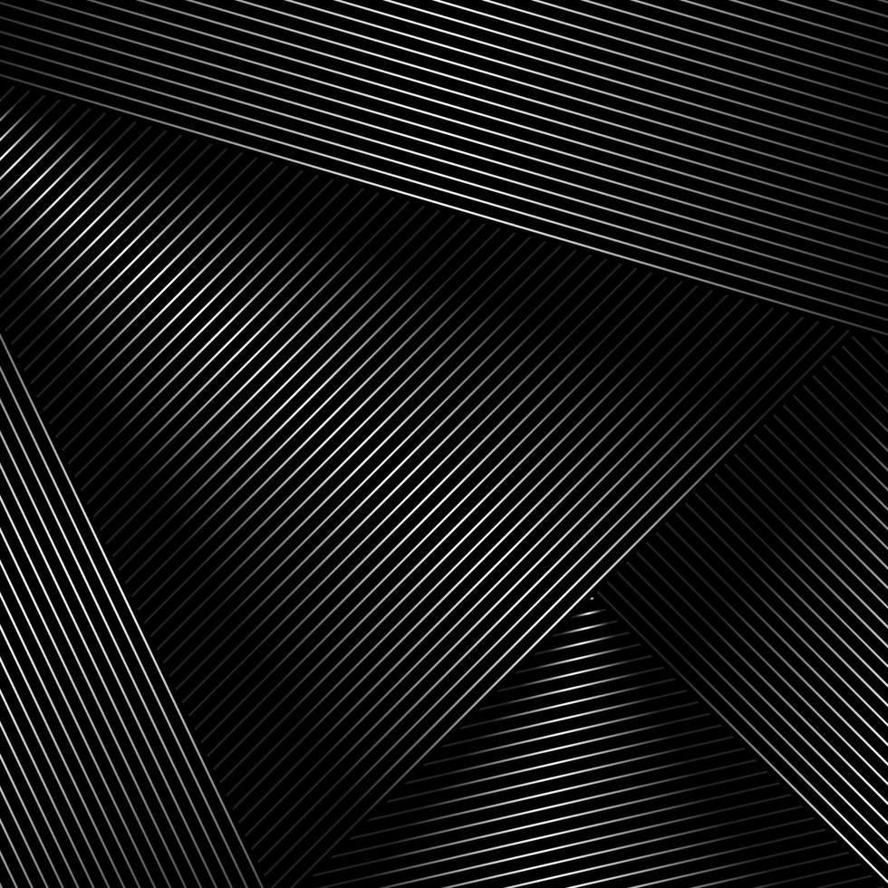 abstracte zwarte achtergrond met diagonale gestreepte lijnen. gestreepte textuur - vectorillustratie vector