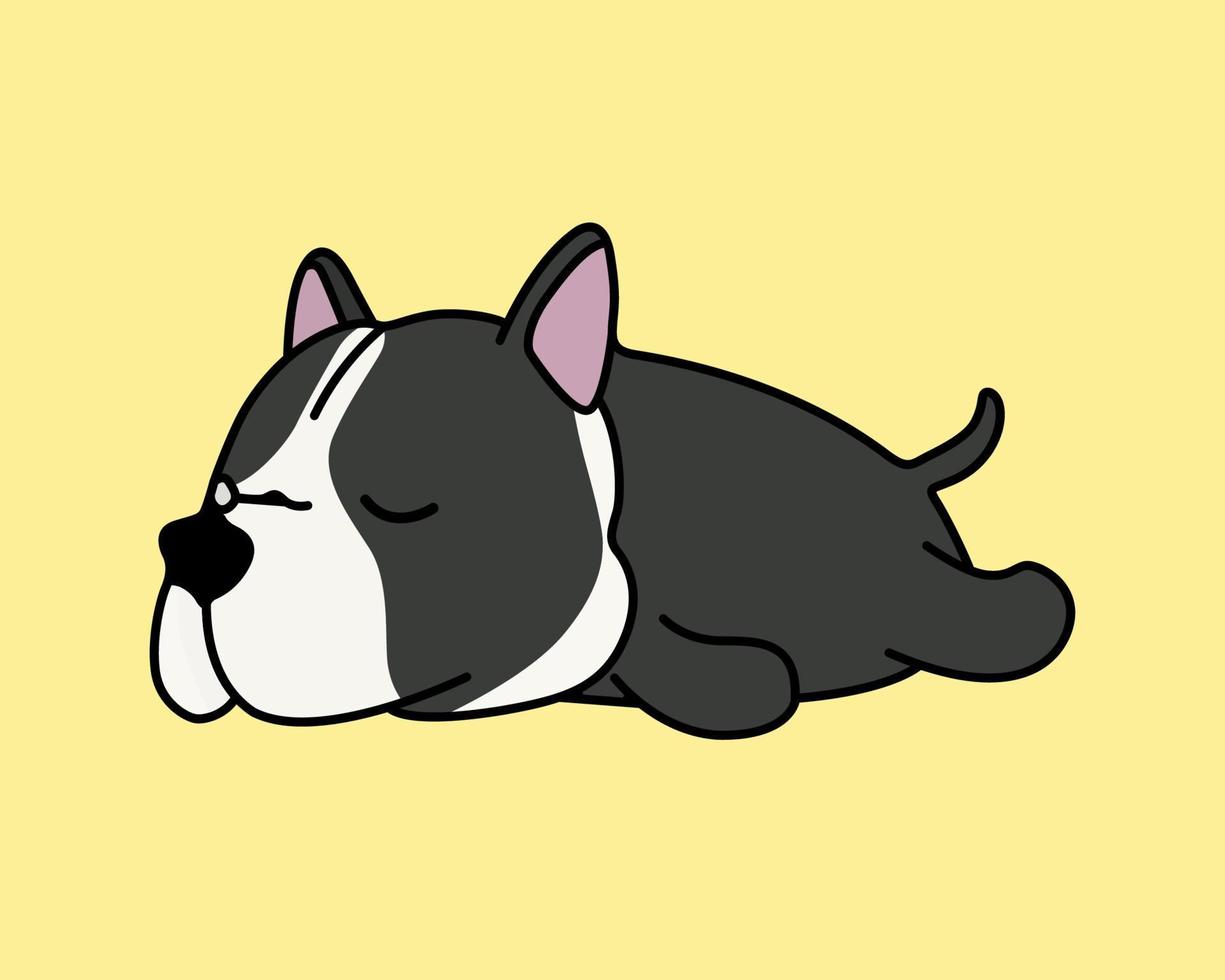gesneden hond cartoon vector en illustratie