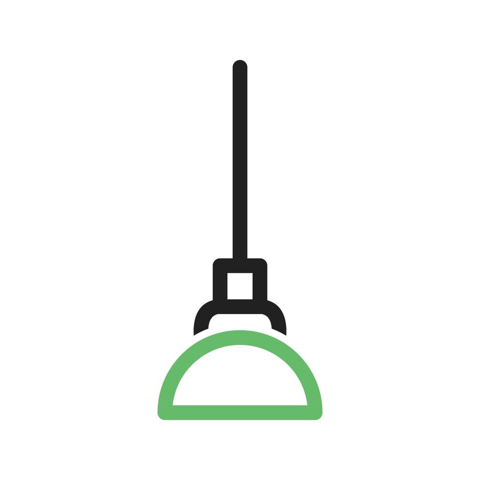 badkamer pomp lijn groen en zwart pictogram vector