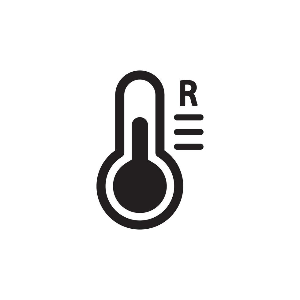 thermometer pictogram eps 10 vector