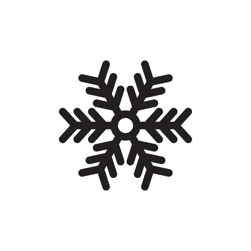 sneeuwvlok pictogram eps 10 vector