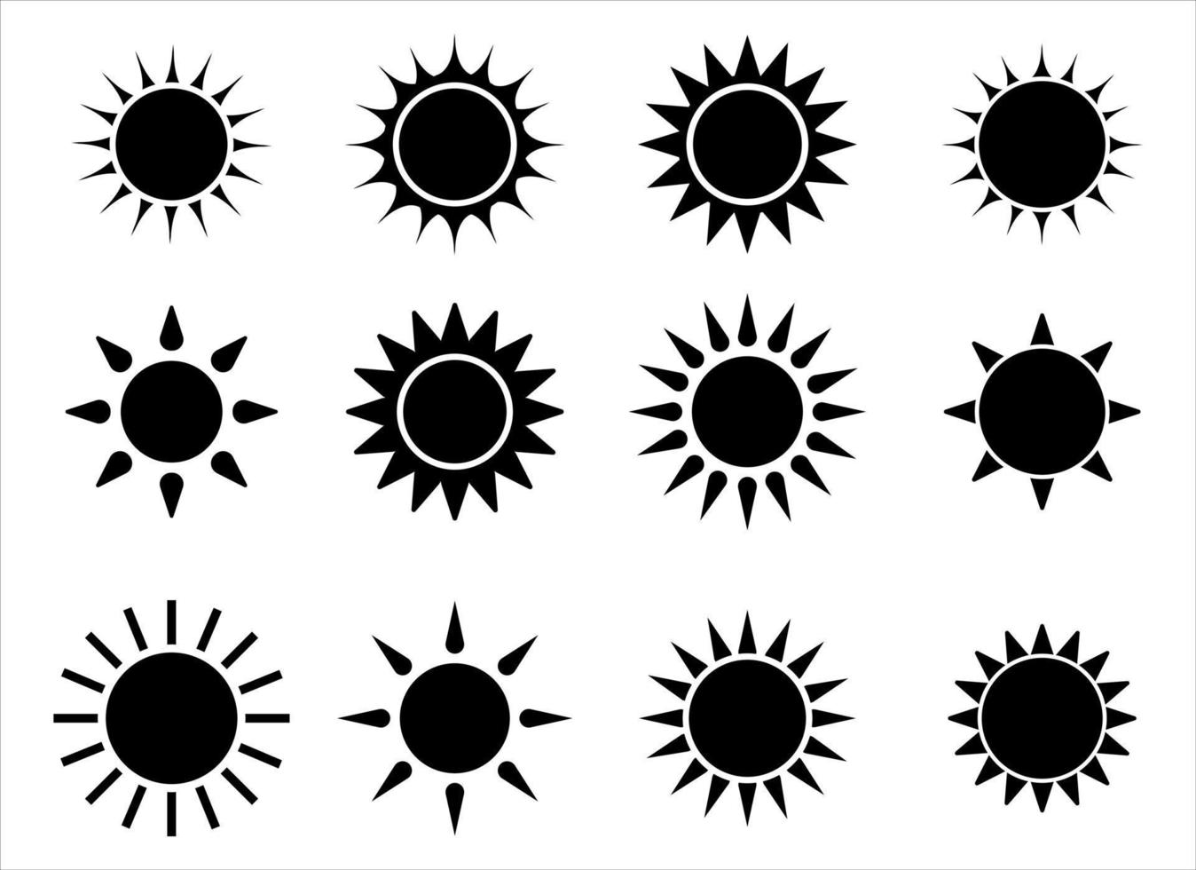 zon clipart illustratie vector