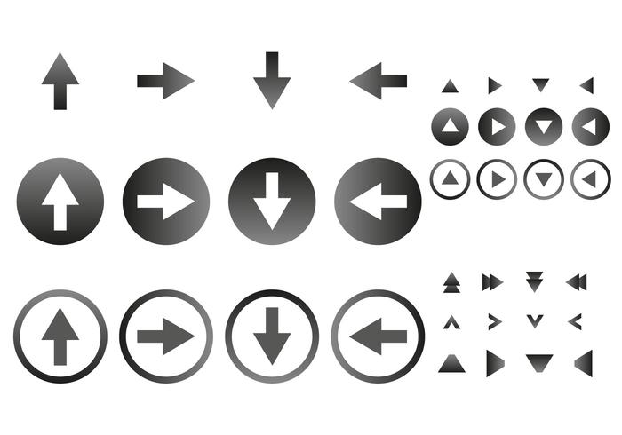 Gratis Arrow Icons Vector