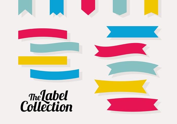 Gratis Labels Vector Collectie