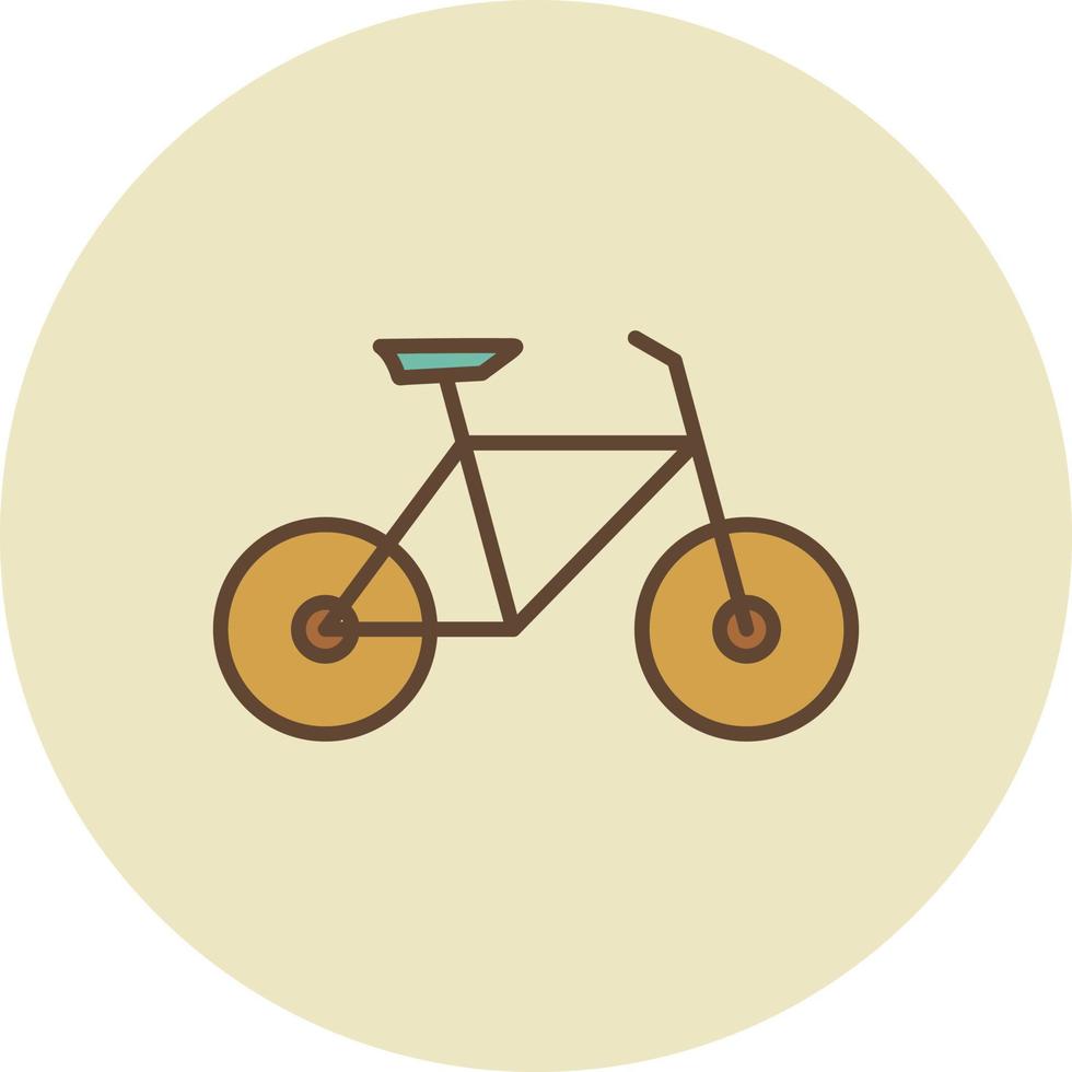 fixie gevuld retro vector