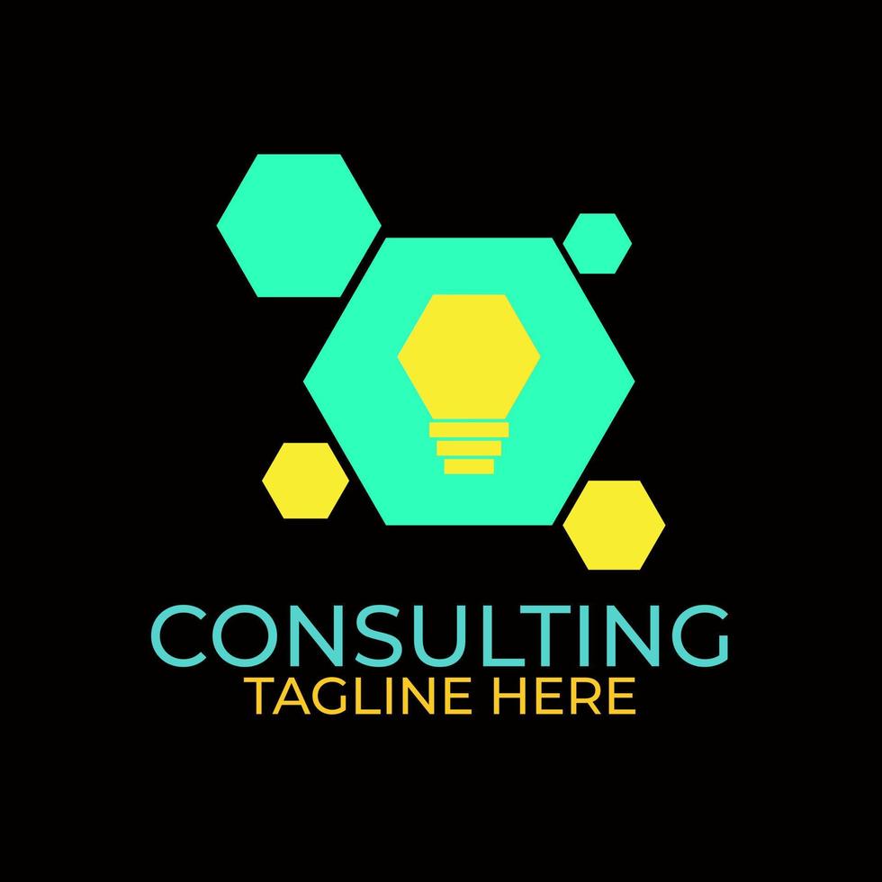 consulting logo vector ontwerp, pro vector