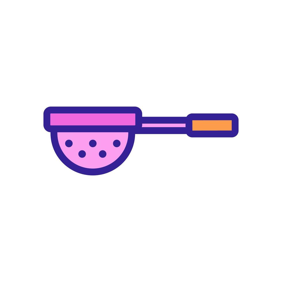 zeef keuken apparaat pictogram vector overzicht illustratie