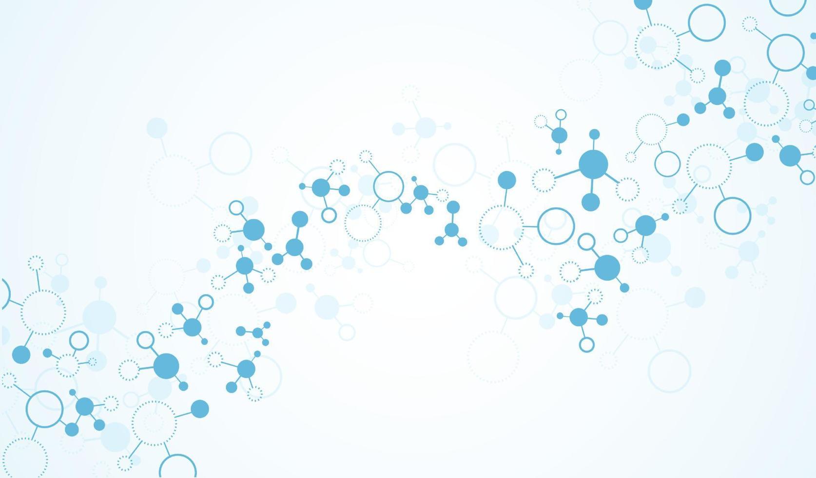 moleculen of dna medische structuur achtergrond vector design.