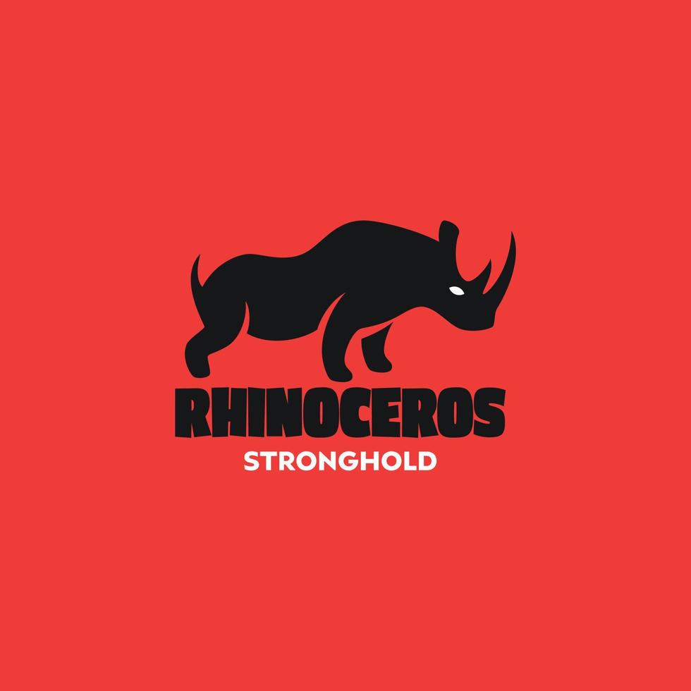 neushoorn sterk logo vector