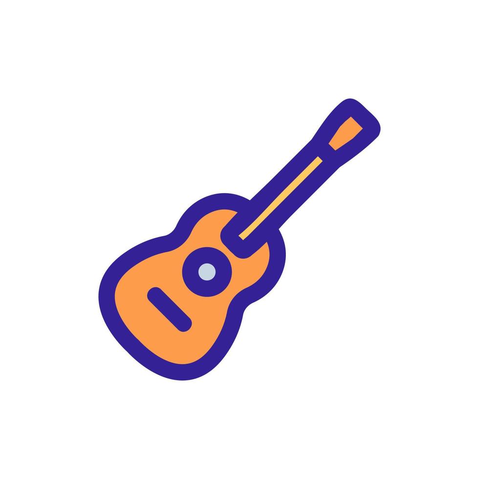 rockmuziek pictogram vector. geïsoleerde contour symbool illustratie vector