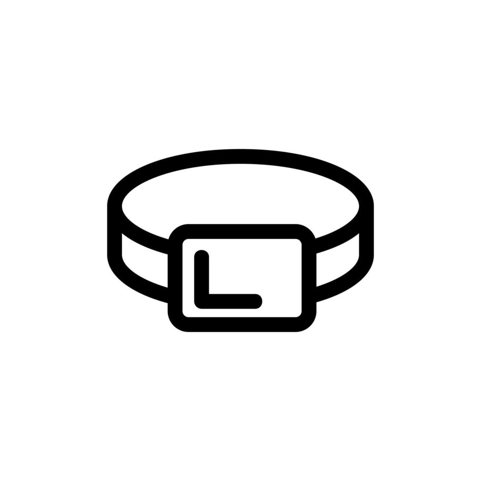 ring pictogram vector. geïsoleerde contour symbool illustratie vector