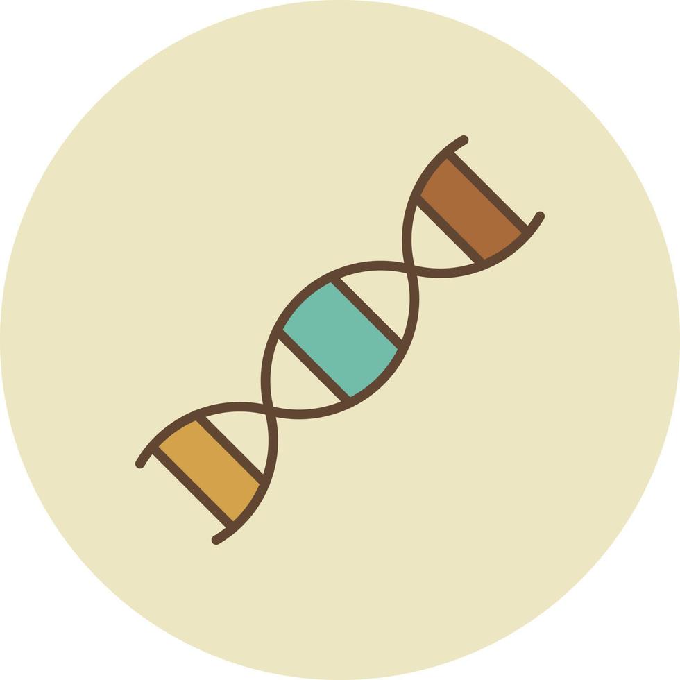 dna gevuld retro vector