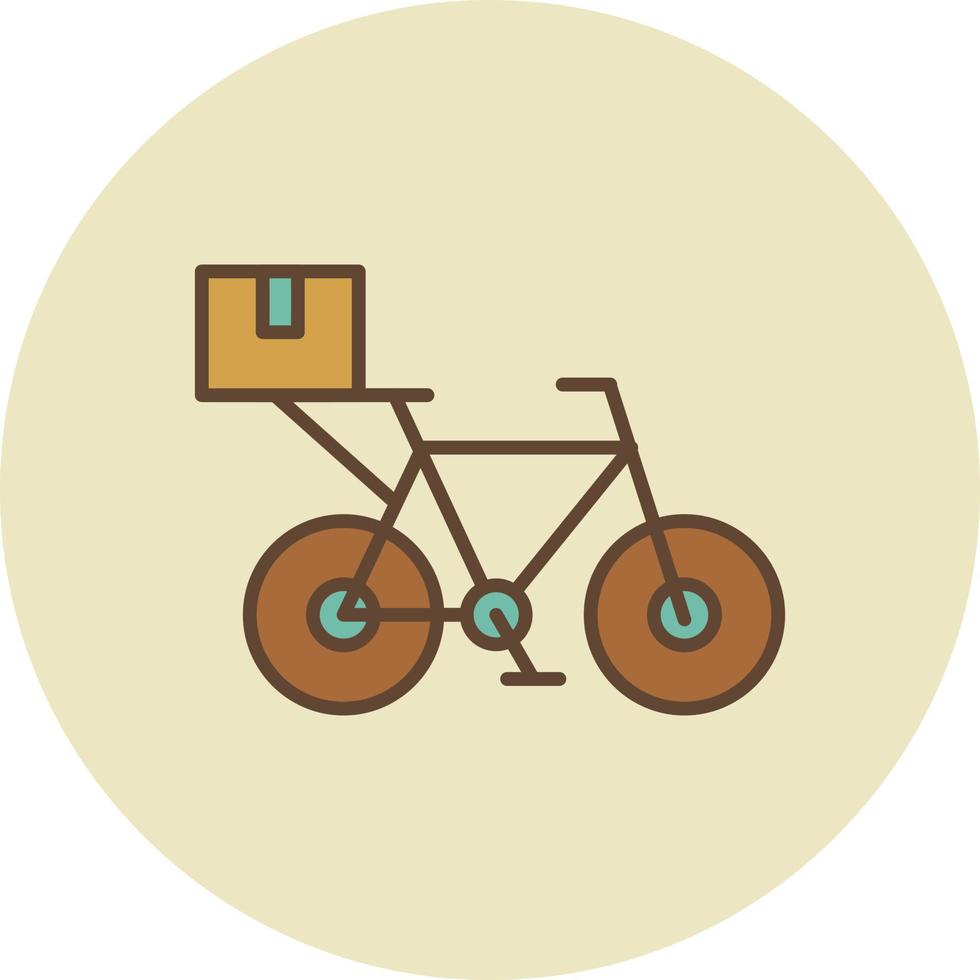 fiets gevuld retro vector