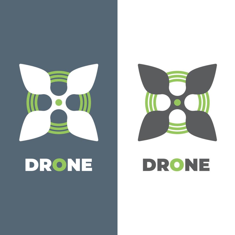 nanocopter blad vector pictogram. stijl is plat symboollogo, eco groene kleur, afgeronde hoeken, witte en groene achtergrond.