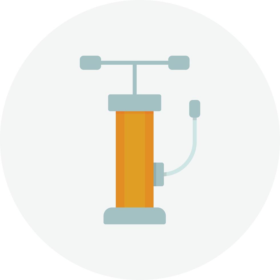 luchtpomp platte cirkel vector