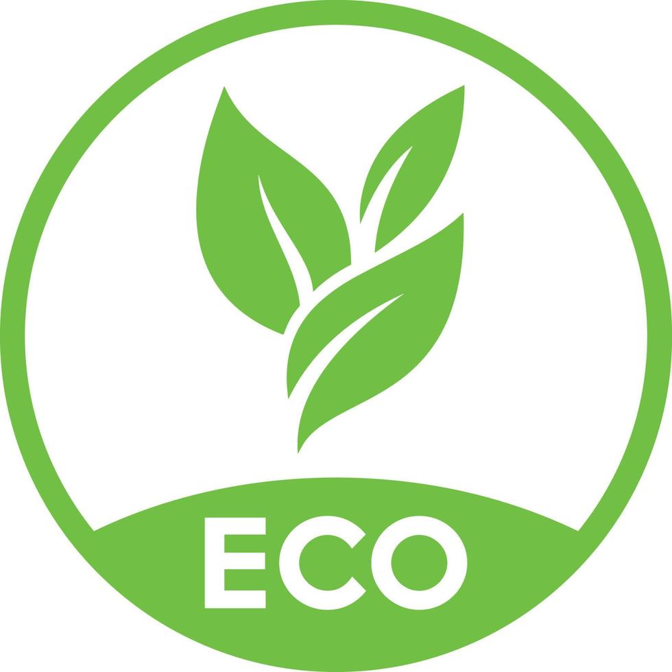 blad ecologie logo symbool vector