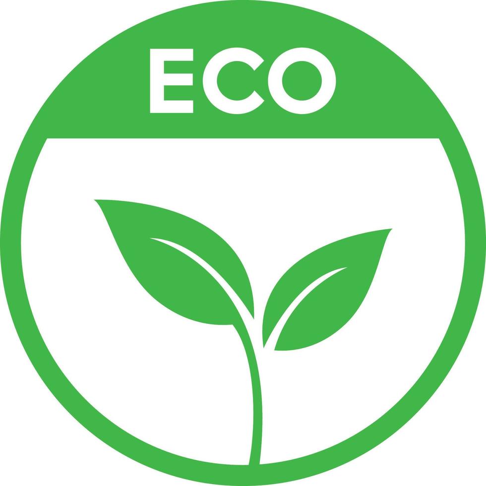 blad ecologie logo symbool vector
