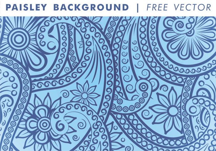 Paisley Achtergrond Vol. 3 Gratis Vector