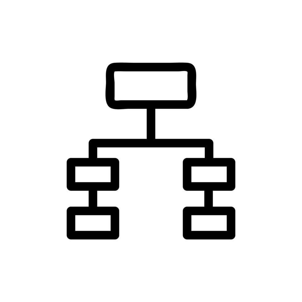 planning pictogram vector. geïsoleerde contour symbool illustratie vector