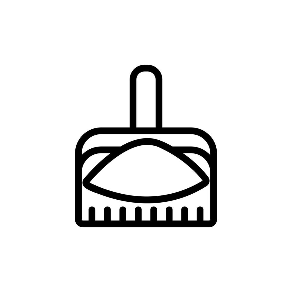 kattenbak pictogram vector. geïsoleerde contour symbool illustratie vector