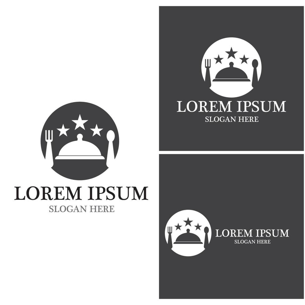 restaurant pictogram logo vector sjabloon