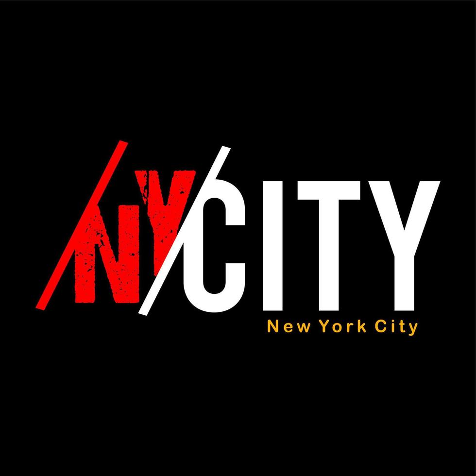 new york city typografie vector voor print t-shirt