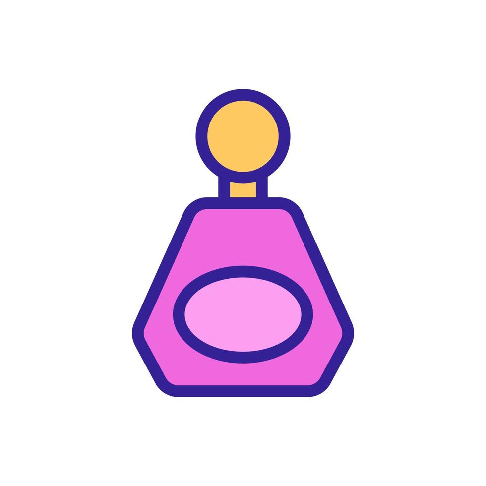 geurige parfum pictogram vector. geïsoleerde contour symbool illustratie vector