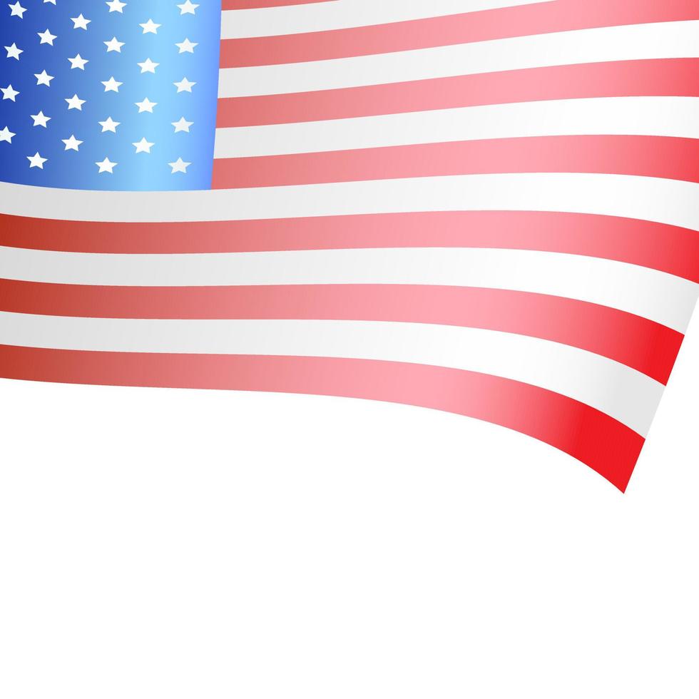 usa vlag golf, banner met kopie ruimte. onafhankelijkheidsdag, veteraan. vector voorraad illustratie.