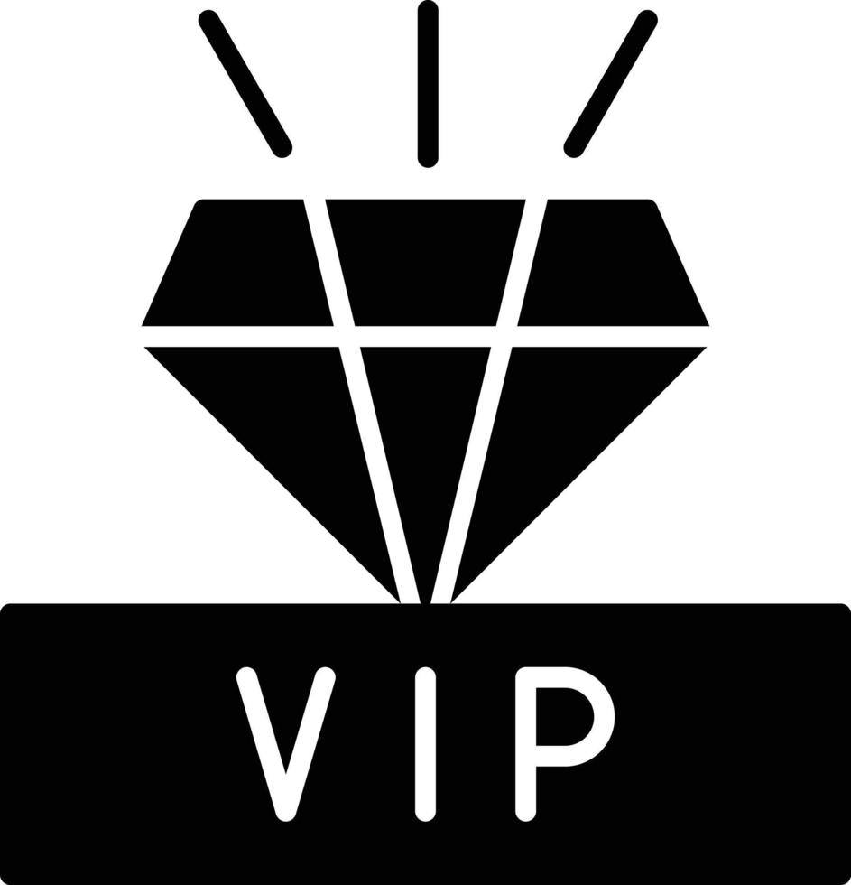 diamant glyph icoon vector