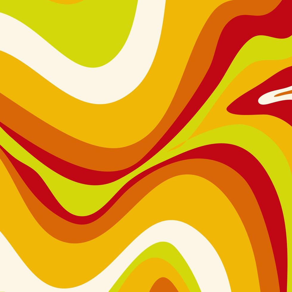 groovy poster y2k retro achtergrond voor printontwerp. spiraal vectorillustratie. psychedelische afdrukken. vintage achtergrond. omslag, poster, behang. Jaren '60, '70, hippie. vector