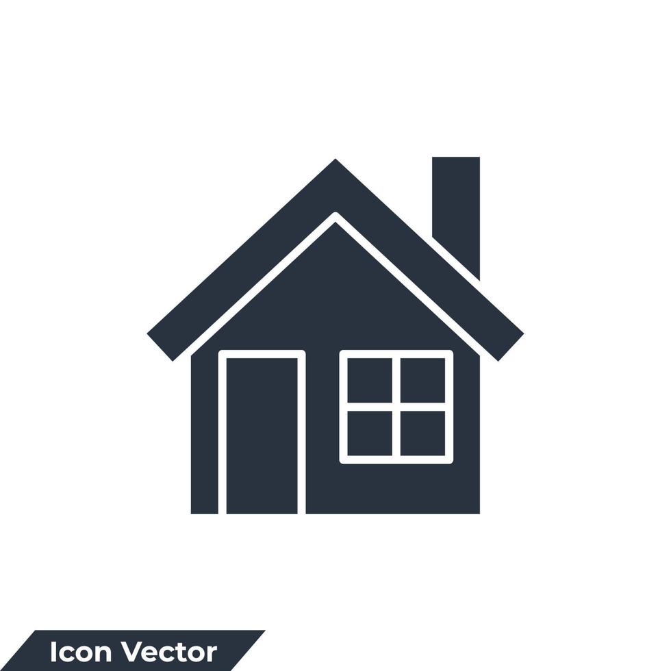 huis pictogram logo vectorillustratie. huissymboolsjabloon voor grafische en webdesigncollectie vector