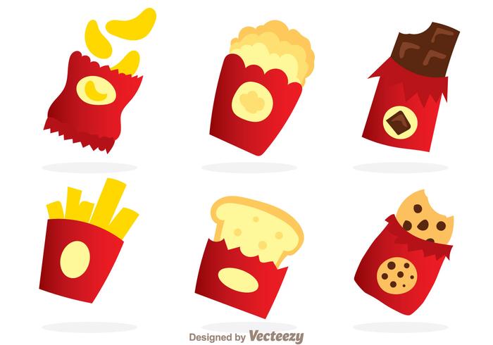 Snack Verpakking vector