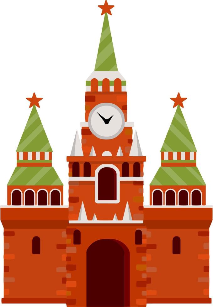 kremlin van moskou. residentie van de russische vector