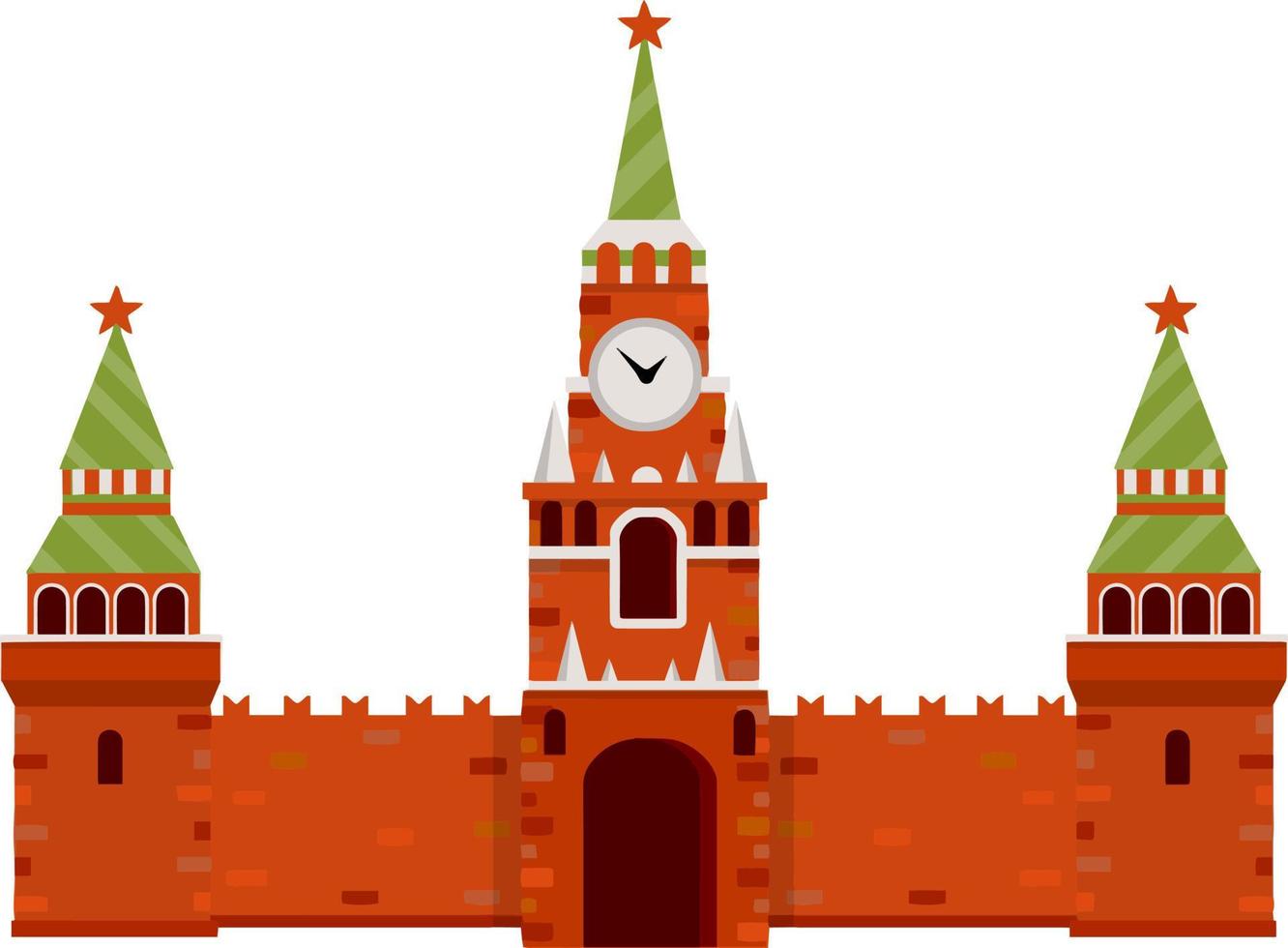 kremlin van moskou. residentie van de russische vector