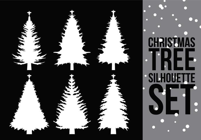 Kerstboom Silhouet 2 vector