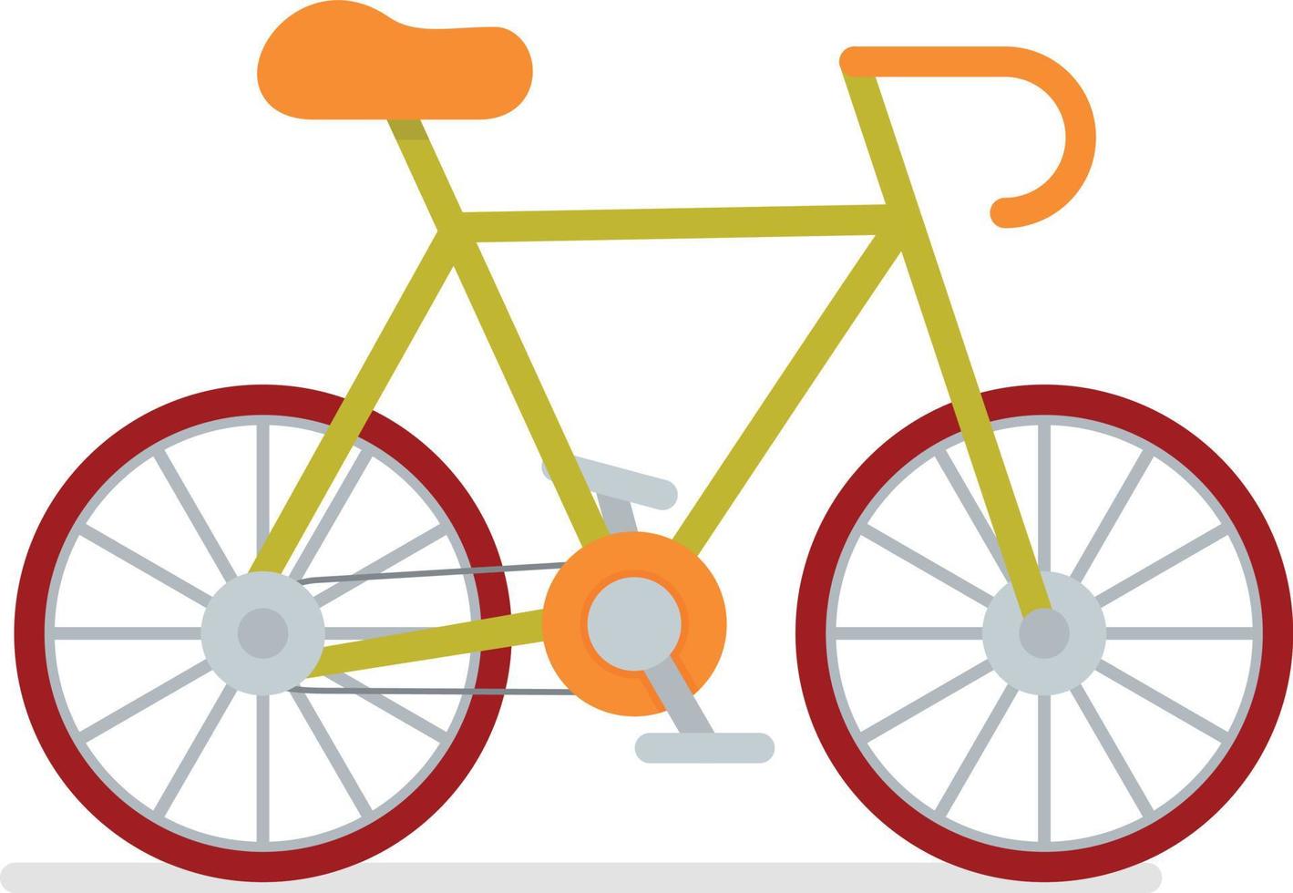 fiets plat icoon vector