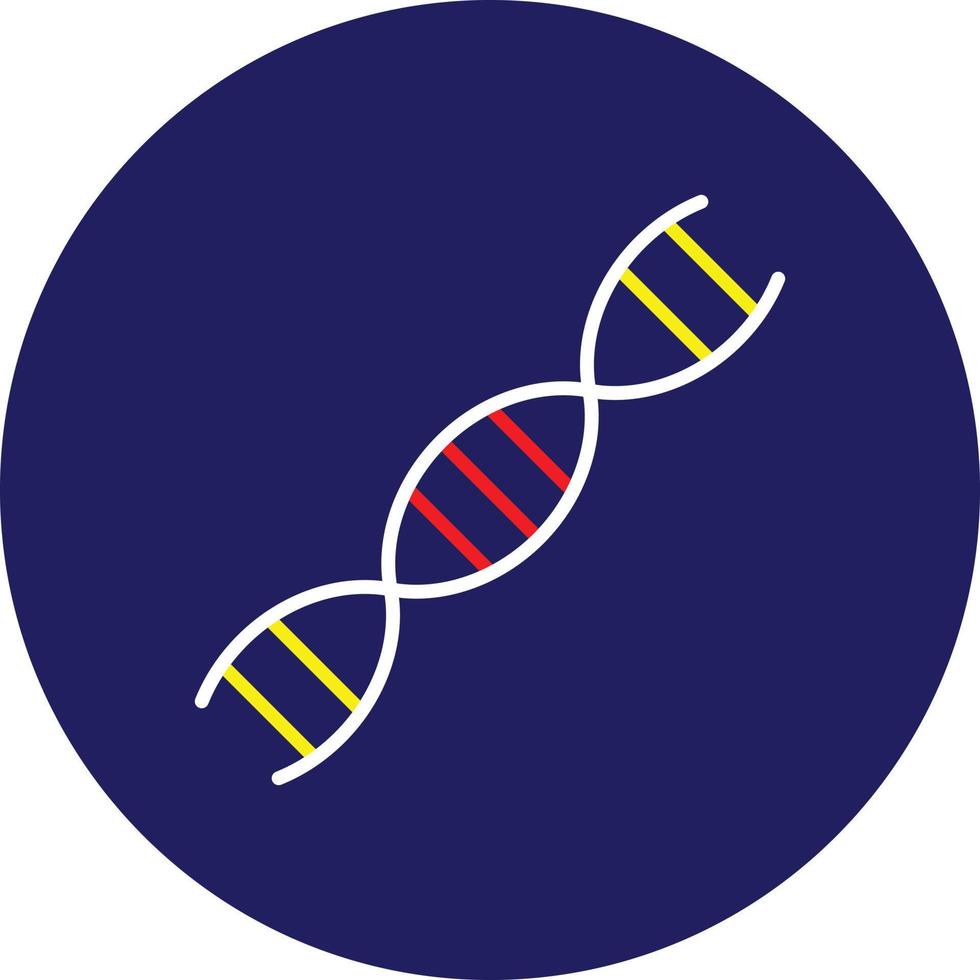 dna-lijn veelkleurig vector