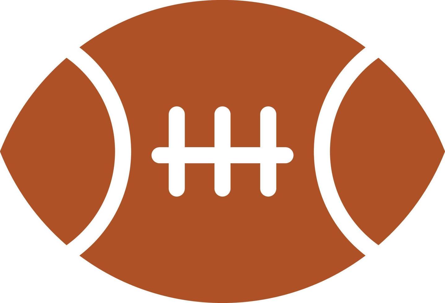 rugbybal, Amerikaans voetbal vectorpictogram vector