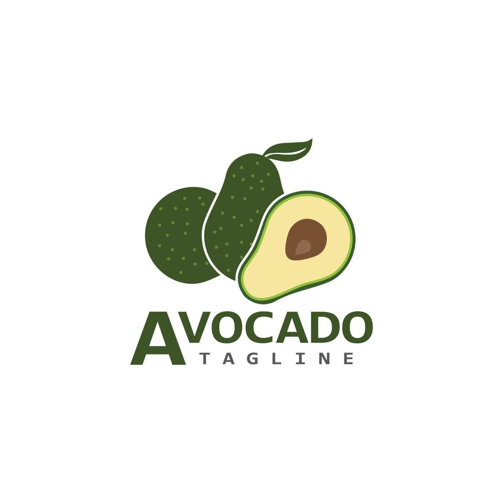 avocado vector pictogram illustratie ontwerp