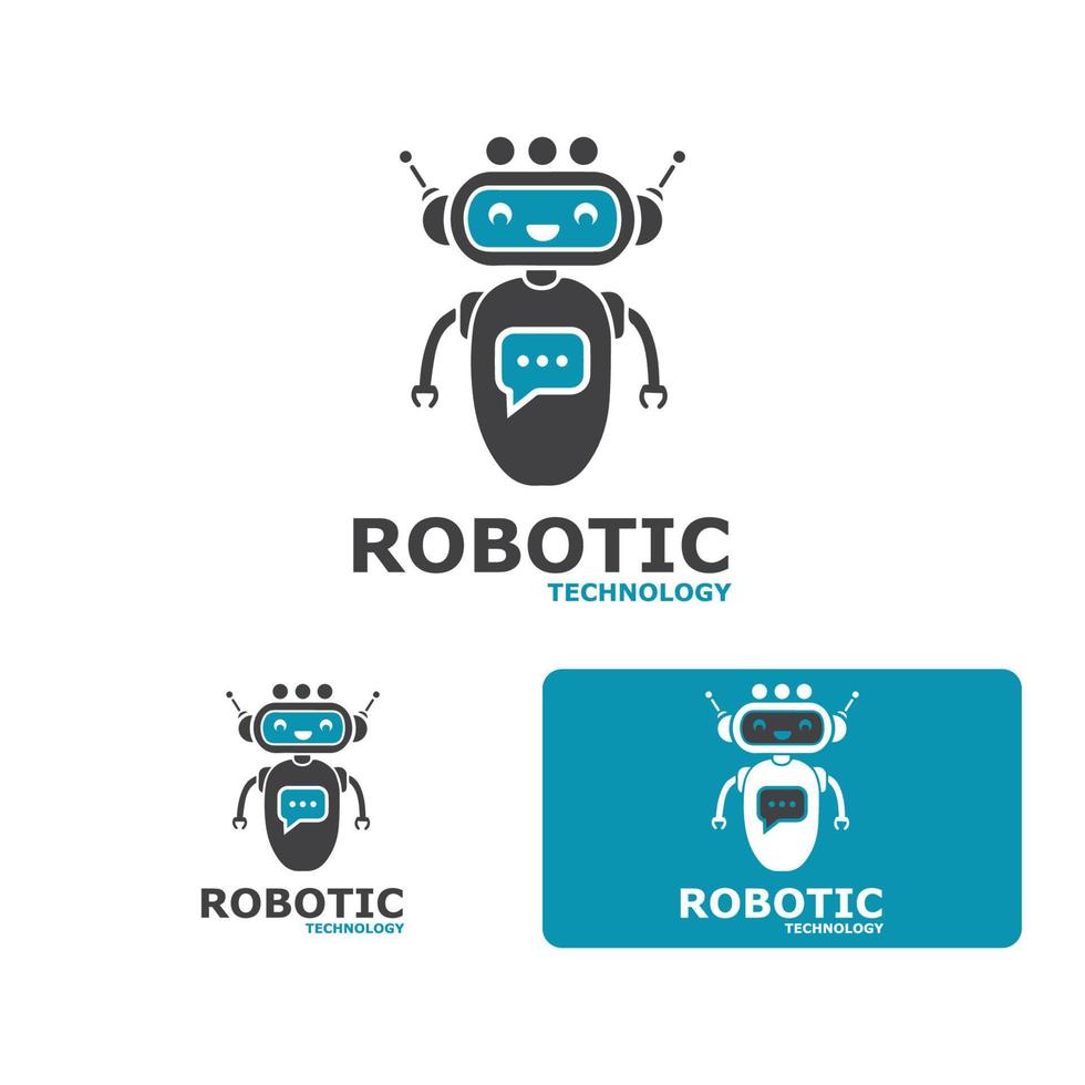 robot pictogram vector