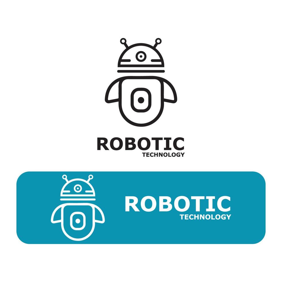 robot pictogram vector